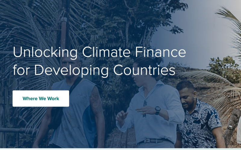 Unlocking climate finance in developing countries